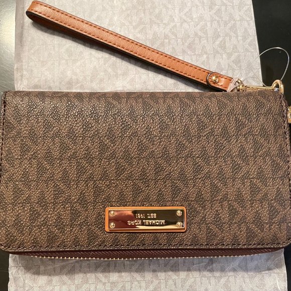 MICHAEL KORS Signature wallet phone case